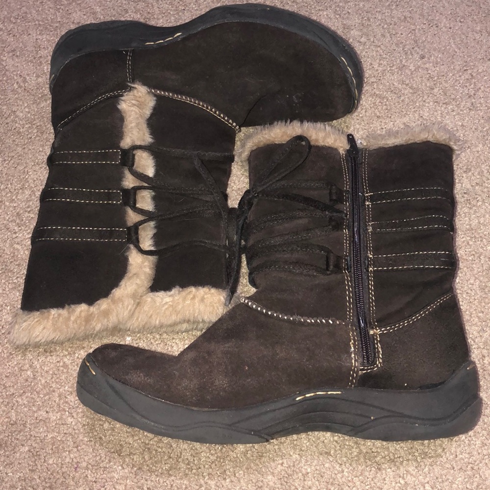 Chocolate Brown Winter Boots